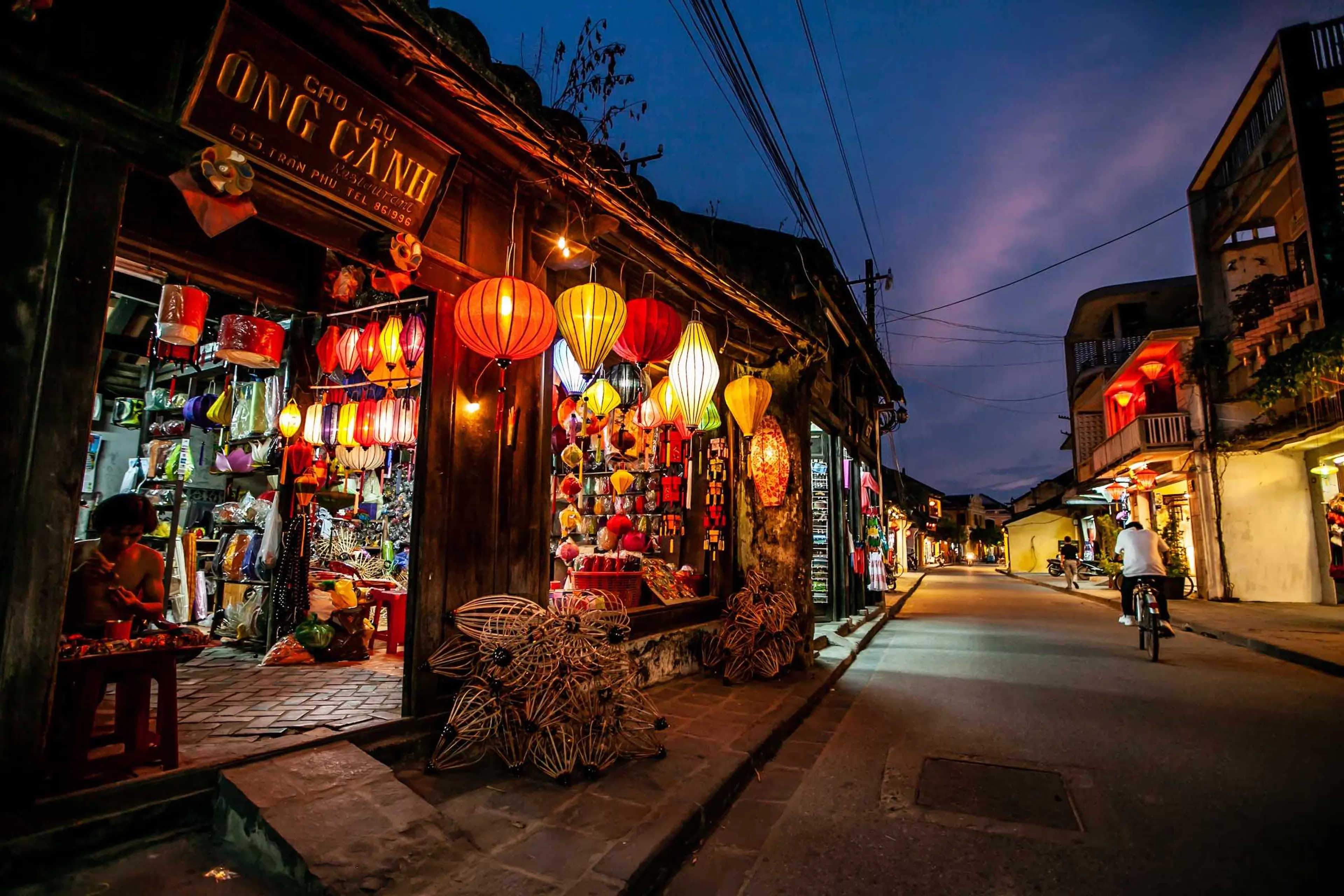 Hoi An is famous for the traditional handmade lantern