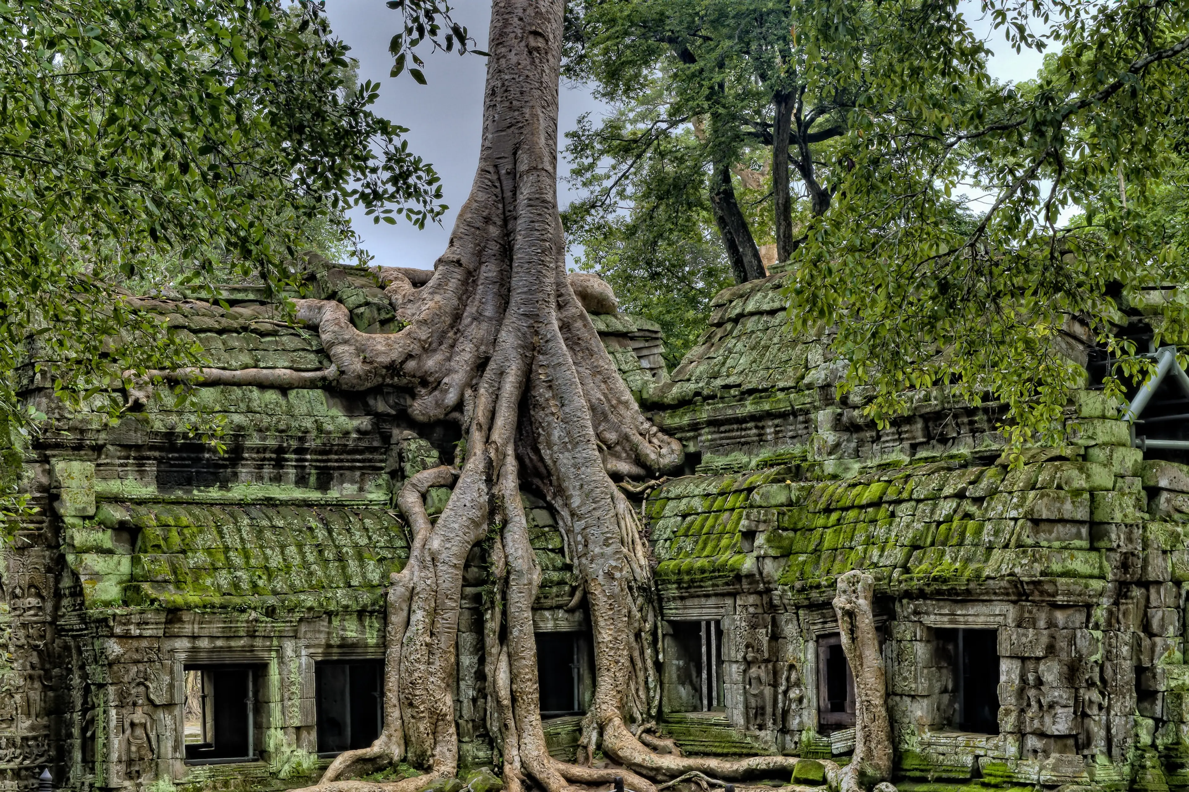 Khmer Traditonal Temples, located in Siem Reap, a destination in Mr Biker Saigon cycling tours